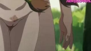 Fox lady turns on asian guy - Hot outdoor fucking