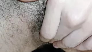 Our Hairy Pussies Moaned Until They Mutually Cummed