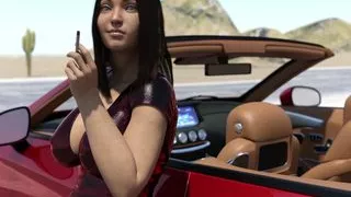 Luna Showing Boobs to An Old Man in Public