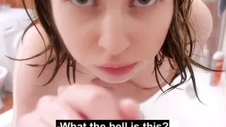 I found out that my roommate likes to peek at me in the shower!