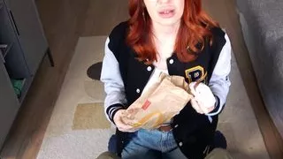 That student girl sucked for McDonald's!