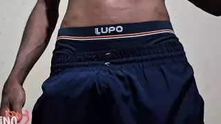 Brunette boy - gifted black jerking off