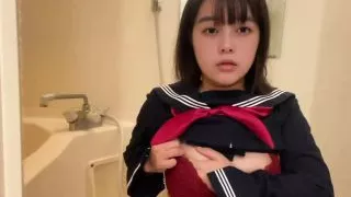 When I masturbated in uniform, it felt so good that I squirted a lot three times in a row