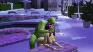 Sims Horny Ogre Pounding Pixie Slut By The Pool Loop