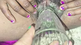 Bangala bhabhi glass ???? sex glass inside pussy hot sex village bhabhi