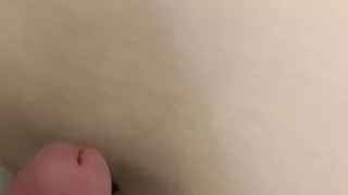 MtF Asian redhead shemale cum dump with a fan from Grindr deepthroat and raw bareback anal creampie in public