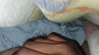 Oily black man masturbate fun.