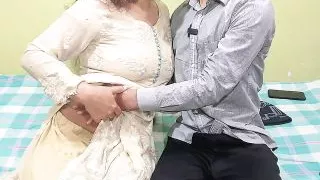 Indian Horny Couple Romantic Sex, Cowgirl with clear Hindi Audio