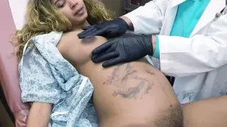 Dayanara's Pregnant exam with a naughty doctor