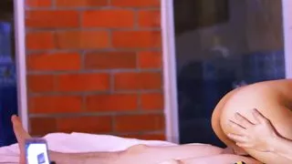 The Mother and the Husband's Friend Go to the Apartment to Fuck.