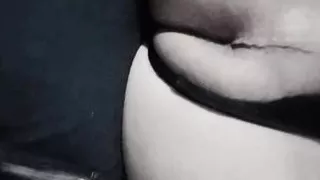 I'm in a sexy bodysuit and stockings