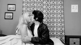 In B&W ATOMIC BOMBSHELL: Greaser Fucks Gilf ABRIDGED