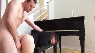 Yhivi Piano Skills Followed By Rough Sex And Cum Over Her Face