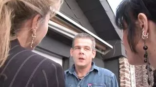 Blonde Milf joins in while couple fucks hard