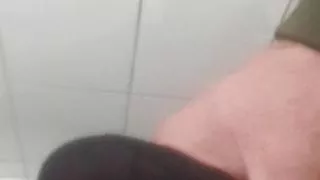 My fiancé went to work, I his stocking