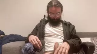 Guy with Cerebral Palay Edging hit Fat Dick