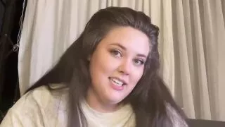 BBW Masturbating till Quivering Orgasm during holidays