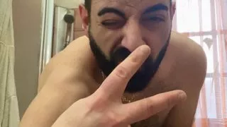 Panting with pleasure