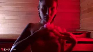 Tattooed Girl Footjob And Handjob Dick Boyfriend In The Bath