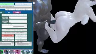 Part 2- 3D White big tits slut gets fucked by two studs in MMF threesome, deepthroat anal BBC huge tits, VAM hentai cartoon