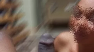 She Looks Good Sucking Big Black Dicks