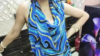 Bhabhi served yummy tea of her breast milk to padosi and gave him a sloppy blowjob to drink his thick cum (Hindi audio)