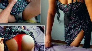 My Booty MILF Stepmom Sex After Handjob My Big Dick and Cum on Boobs