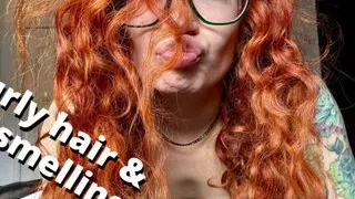 pov seduction with pouty lip sniffing and hair tease + riding - full video on Veggiebabyy Manyvids