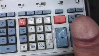 Time To Cum On A Client's Machinne! (messy Cumshot)