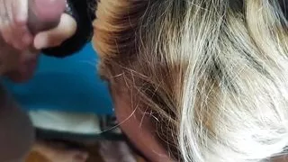 Slutty Blonde Giving Her Ass in the Hair