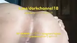 Myanmar (Burmese) girl showing big ass and tight pussy
