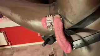 Hanna Engels - Ass and Genital Stimulation on the Rotating St. Andrew's Cross