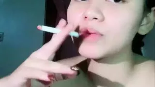 Beautiful college student likes to show off big