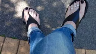 platform flip flops