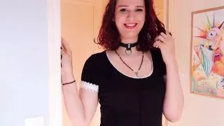 Sunday Cock Worship - Adorable Trans Wife Worships Her Husbands Cock