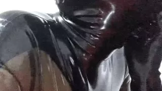 My latex home video T2, playing with a big dick - Gloomy Babe