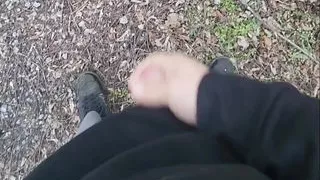 Having a nice solo walk.