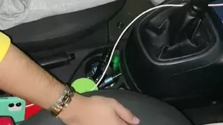 Cruising Married Straight Uber Driver Fucks Me Bareback Until He Cums Inside My Ass in His Car