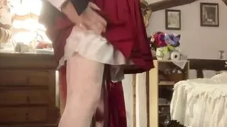 In outfit with a little school dress for a night out