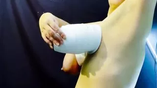 Tied Tits White Elastic