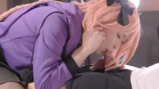 Blowjob FGO Astolfo cosplayer get Fucked, hentai japanese shemale cosplay 5