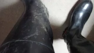 horny rubber bessy cum covered nora boots fetish art by linda gumlin part 1