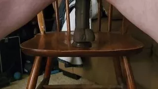 New Bigger dildo in my tight ass So tight