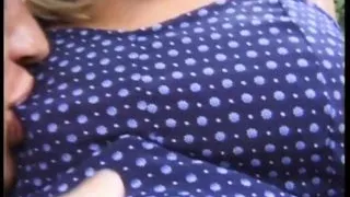 Double Penetration and Cumshot in Mouth From Two Big Amateur Cocks for Busty Blonde MILF