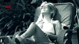 Aubrey Addams an uninhibited woman with blonde hair gets her