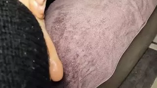 Scarlet Cum on Soles