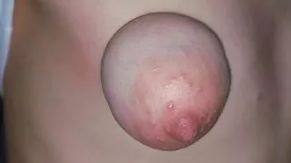 Stretching 18-year-old breasts