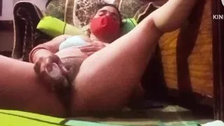 Desi fucking her pussy and huge ass show for her boyfriend