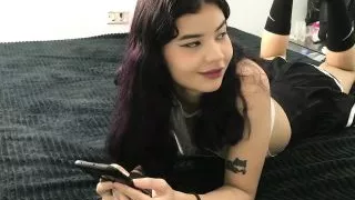 Young woman's tits and even tighter pussy - Porn in Spanish