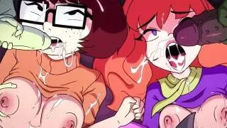 Velma & Daphne - Groupsex In Steamy Monstrous Scooby Doo Cartoon Porn Parody